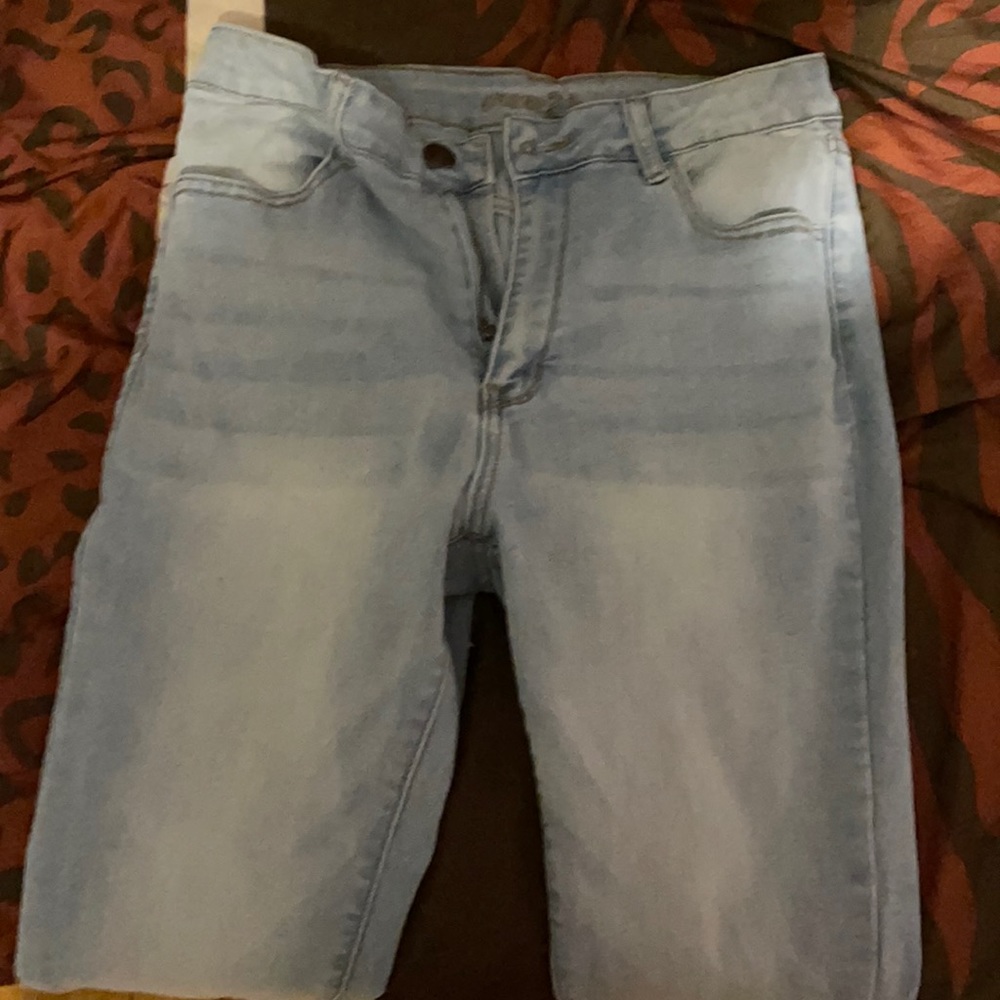 light blue jeans